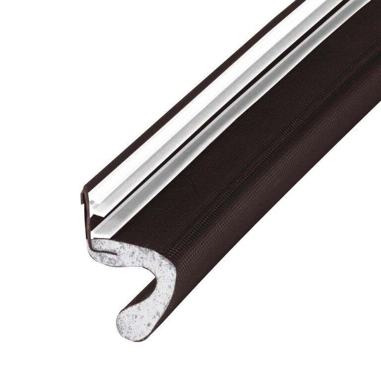 M-D Building Products Brown Vinyl-Coated Foam Top/Sides Door Seal For Kerf/Channel Doors, 81-In