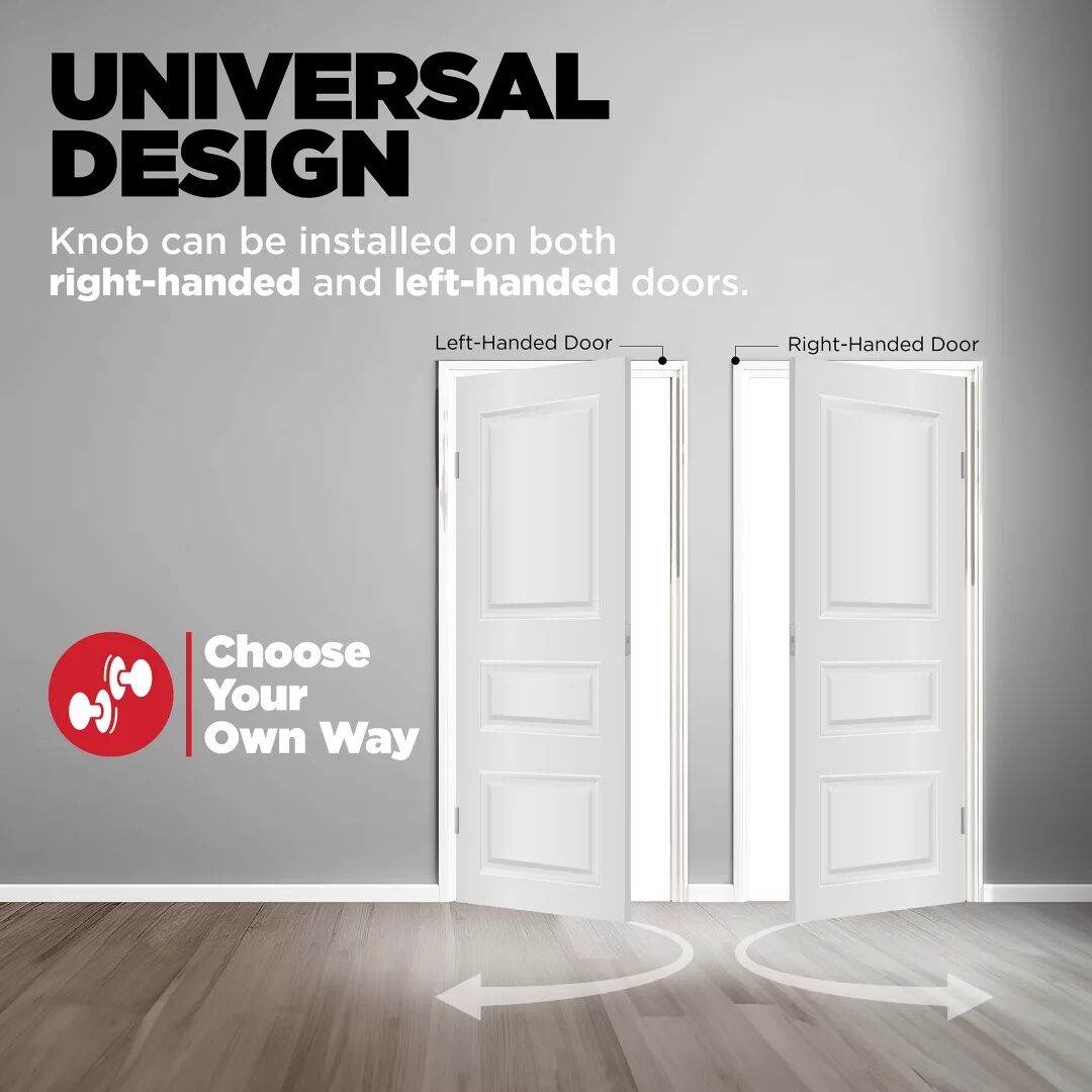 Kwikset Venetian Bronze Cove Bed/Bath Door Knob