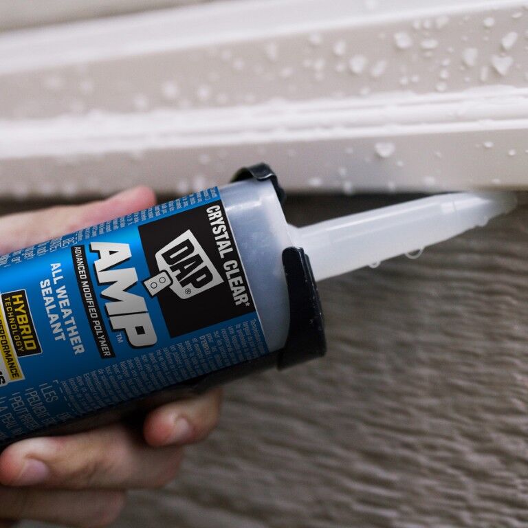 DAP White AMP Advanced Waterproof Window Sealant, 9-Oz