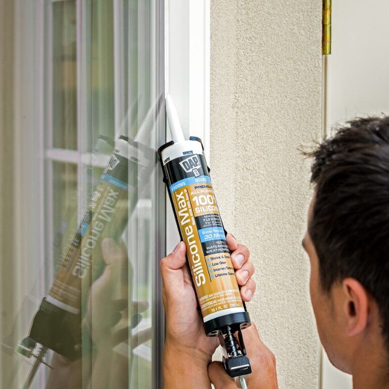 DAP White Silicone Max All Purpose Sealant, 10.1-Oz