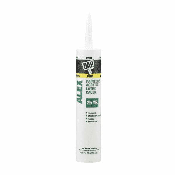 DAP Alex Paint Caulk - White, 10.1 oz
