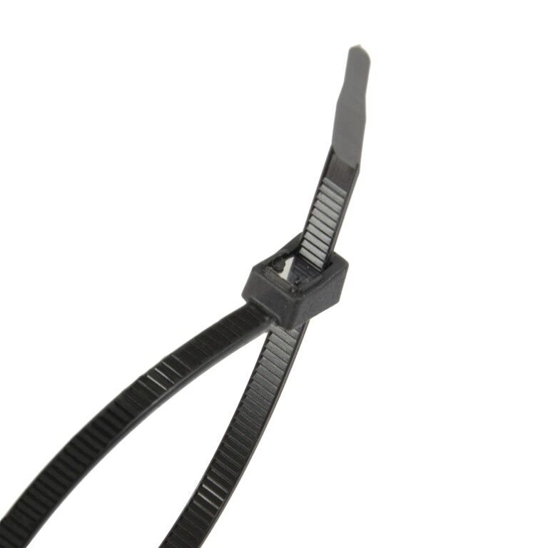 Gardner Bender Black Self Cutting Cable Tie, 8-In, 50-Lb