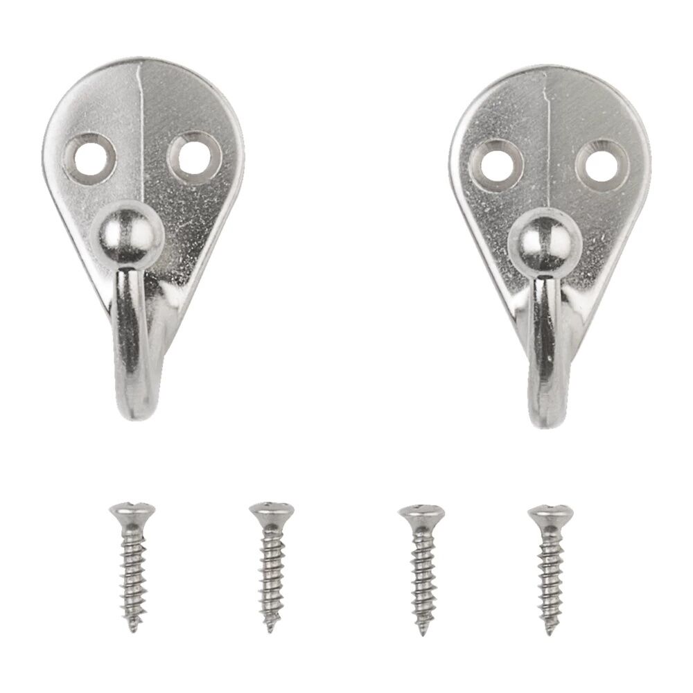 National Hardware Satin Nickel Clothes Hook