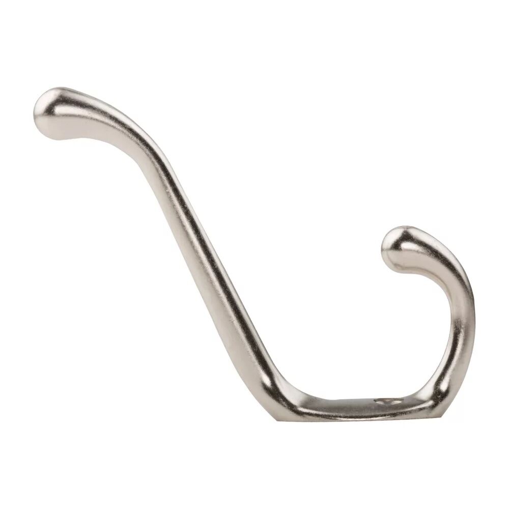 National Hardware Satin Nickel Heavy Duty Garment Hook
