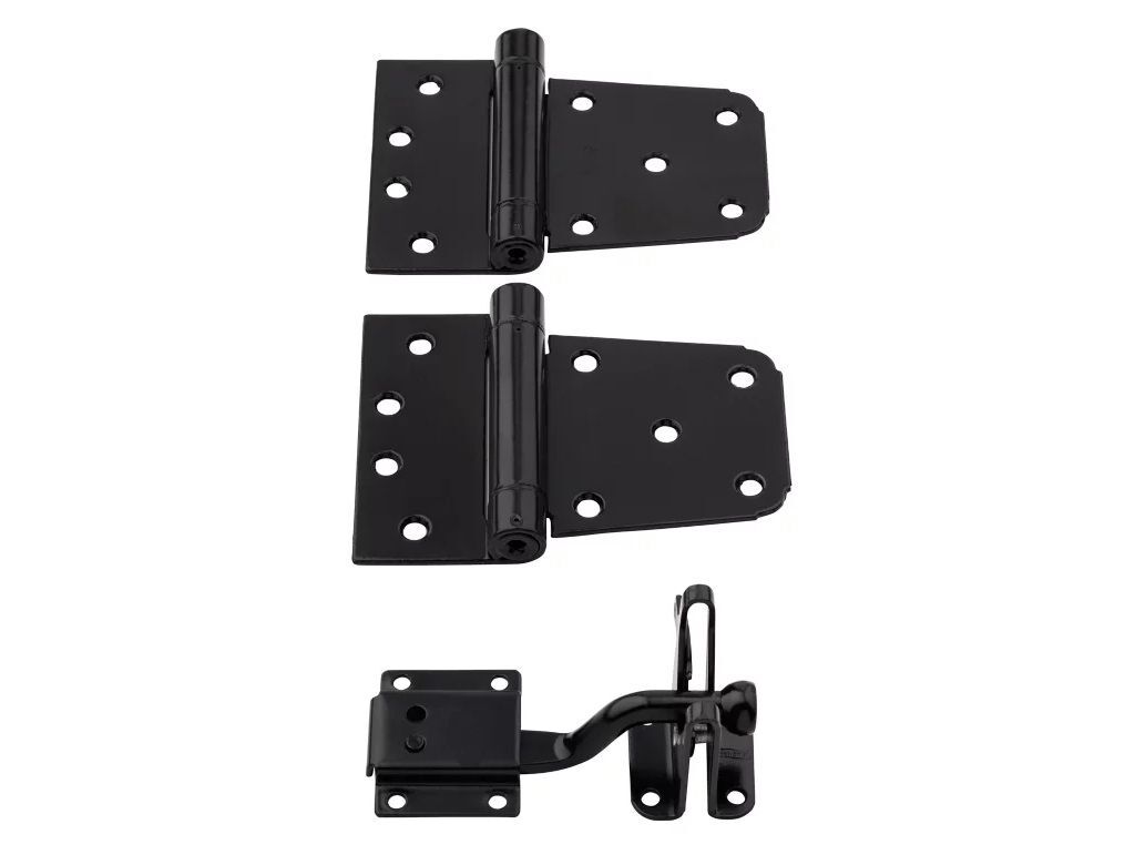 National Hardware Black Self-Closing Gate Kit