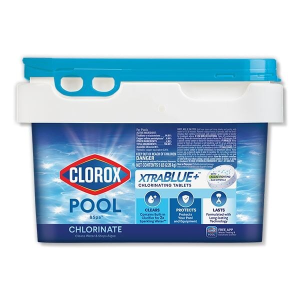 Clorox Pool XtraBlue+ Chlorinating Tablets, 12-Lb