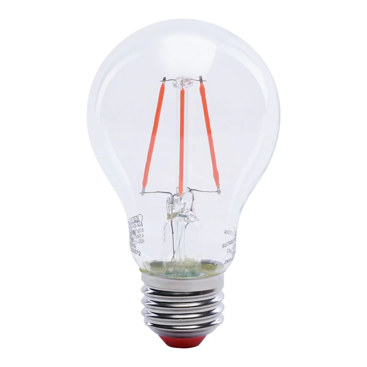 Feit Electric A19 4.5 Watt Red LED Light Bulb