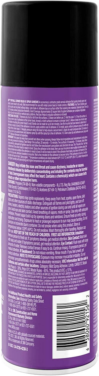 3M Drywall Corner Bead Adhesive, 13.8-Oz