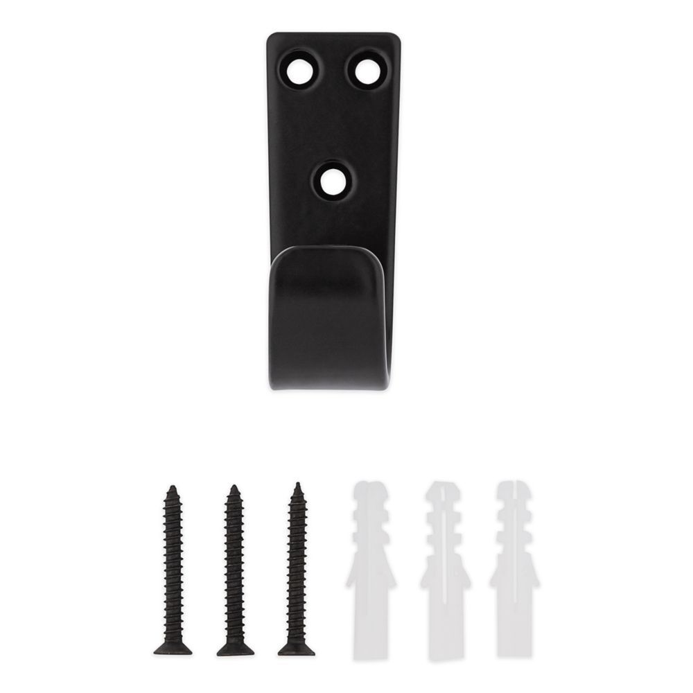 National Hardware Matte Black Cooper Multipurpose Hook, 2 5/16-In