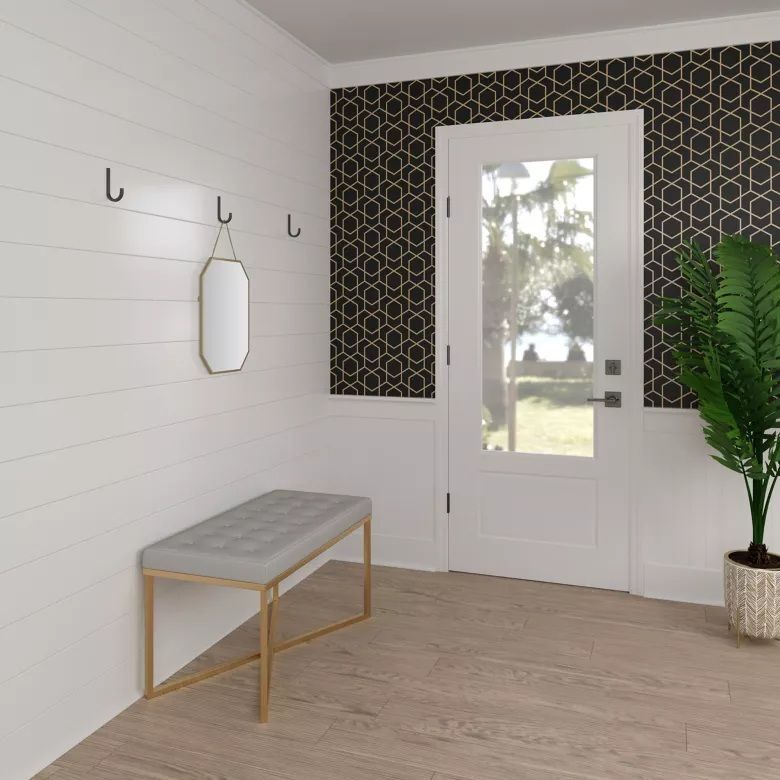 National Hardware Matte Black Reed Multipurpose Hook, 4-In