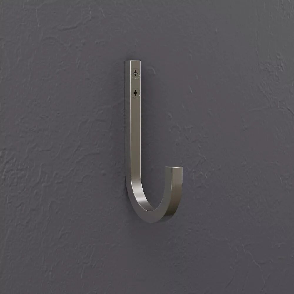 National Hardware Stain Nickel Reed Multipurpose Hook, 4-In