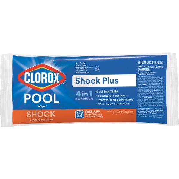 Clorox Pool & Spa Shock Plus, 1-Lb