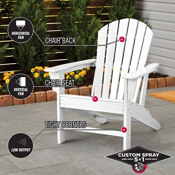 Rust-Oleum Stops Rust Protective Enamel Spray Paint Gloss White Custom Spray 5-In-1, 12-Oz