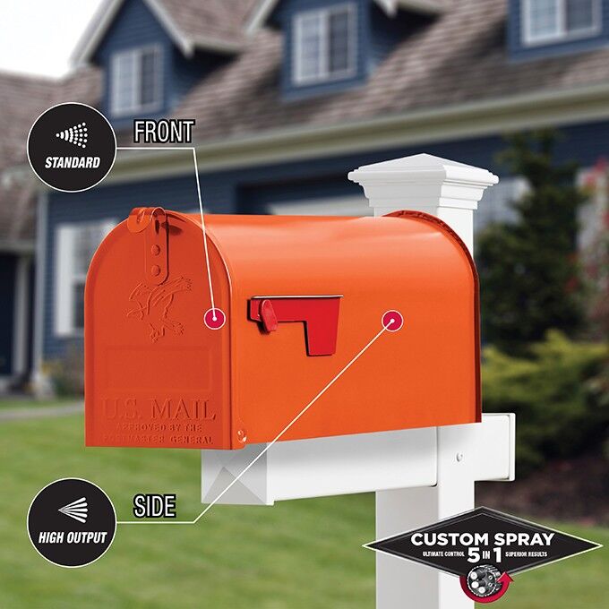 Rust-Oleum Stops Rust Protective Enamel Spray Paint Gloss Orange Custom Spray 5-In-1, 12-Oz