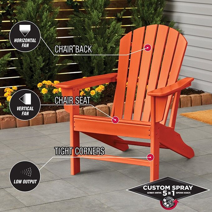 Rust-Oleum Stops Rust Protective Enamel Spray Paint Gloss Orange Custom Spray 5-In-1, 12-Oz