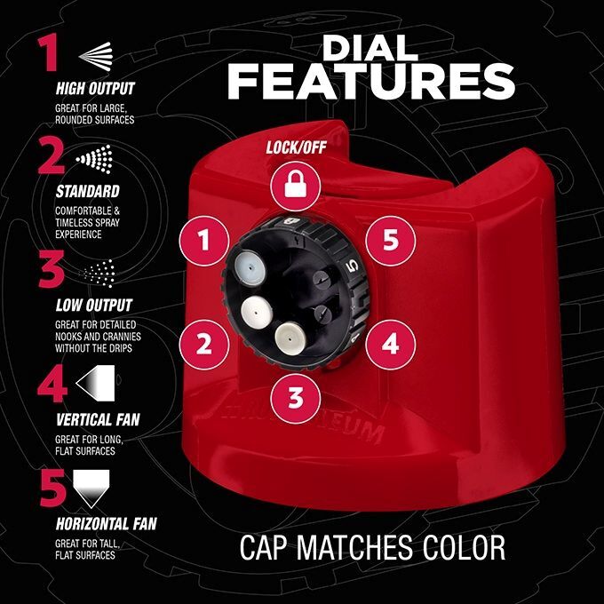 Rust-Oleum Stops Rust Protective Enamel Spray Paint Gloss Regal Red Custom Spray 5-In-1, 12-Oz