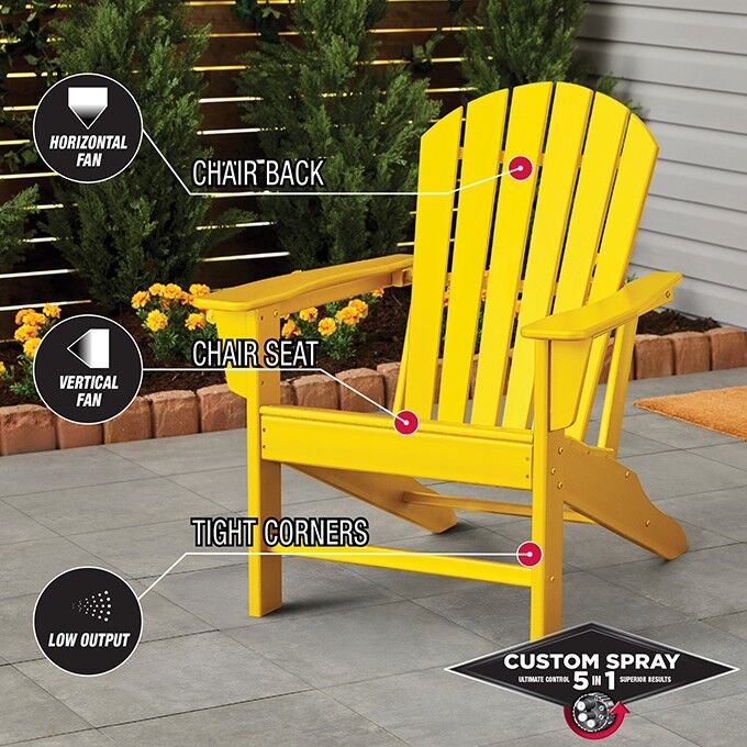 Rust-Oleum Stops Rust Gloss Sunburst Yellow Protective Enamel Custom Spray 5-In-1, 12-Oz