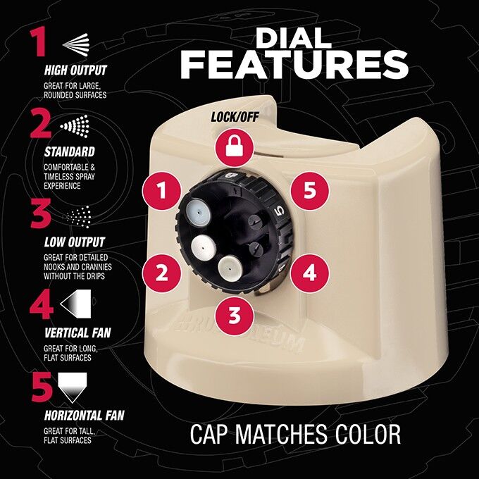 Rust-Oleum Protective Enamel Custom Spray 5-in-1 Gloss Almond Spray Paint, 12-Oz