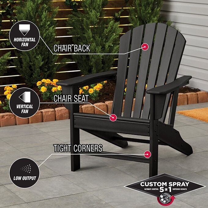 Rust-Oleum Stops Rust Protective Enamel Spray Paint Semi-Gloss Black Custom Spray 5-In-1, 12-Oz