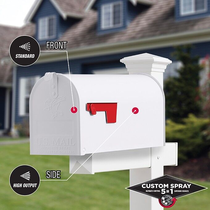 Rust-Oleum Protective Enamel Custom Semi-Gloss White Spray 5-in-1, 12-Oz