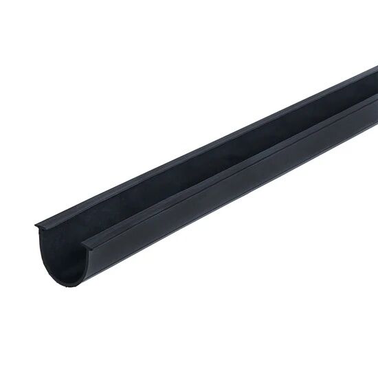 M-D Building Products Black Vinyl Replacement Garage Door Bottom Seal, 18-Ft