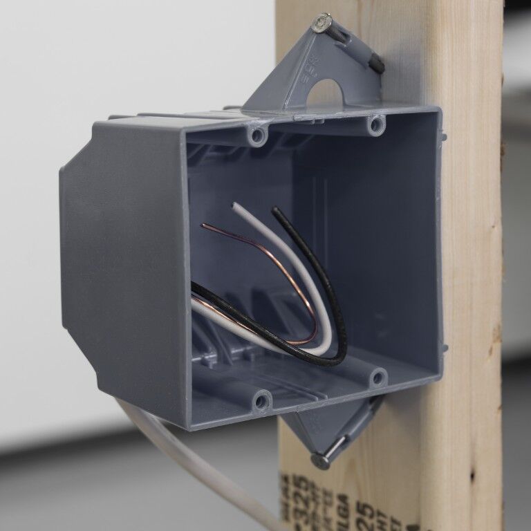 Gardner Bender 2-Gang New Work Switch/Outlet Wall Electrical Box, 32-Cu In