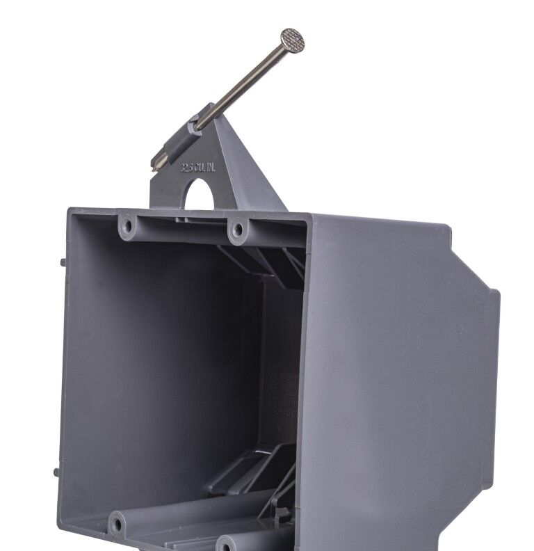 Gardner Bender 2-Gang New Work Switch/Outlet Wall Electrical Box, 32-Cu In