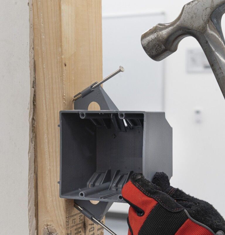 Gardner Bender 2-Gang New Work Switch/Outlet Wall Electrical Box, 32-Cu In