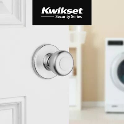 Kwikset Tylo Hall/Closet Satin Chrome Door Knob
