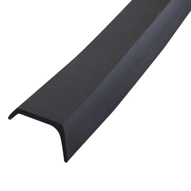M-D Building Products Black Rubber Garage Door Bottom Seal, 16-Ft