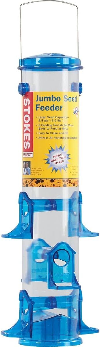 Stokes Select Jumbo Bird Seed Feeder, 18-In, 2.5-Qt