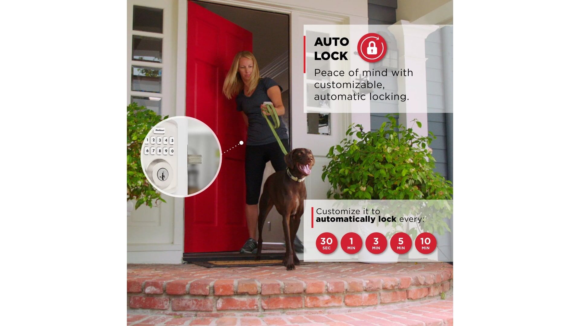 Kwikset Powerbolt 250 Satin Nickel Transitional Keypad Electronic Lock