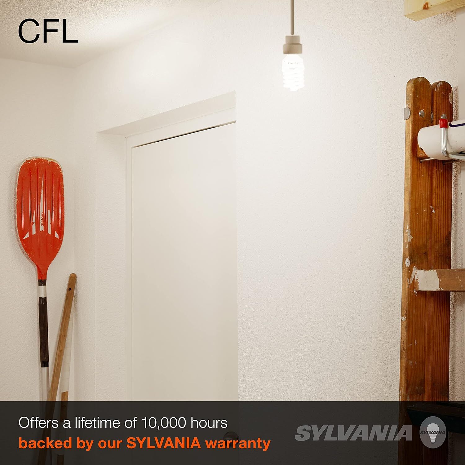 Sylvania T2 12 Watt Frosted Soft White CFL Twist Light Bulb, 3-Pk