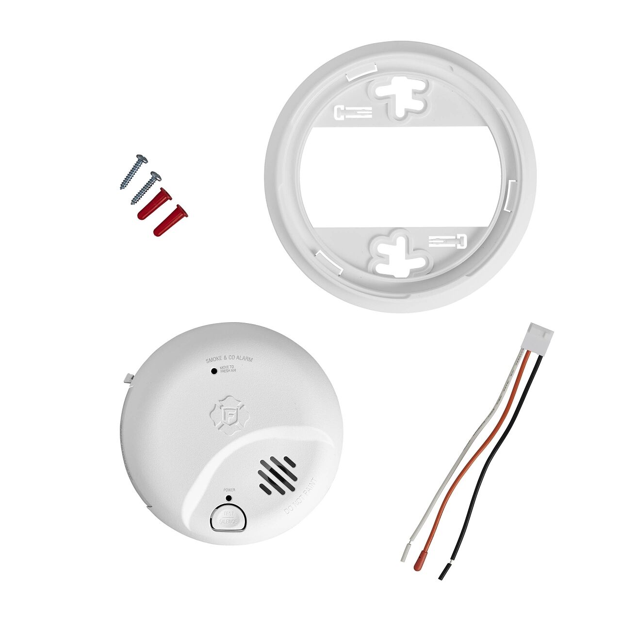 BRK Interconnectable Ion Smoke & CO Alarm With 10-Year Battery Backup