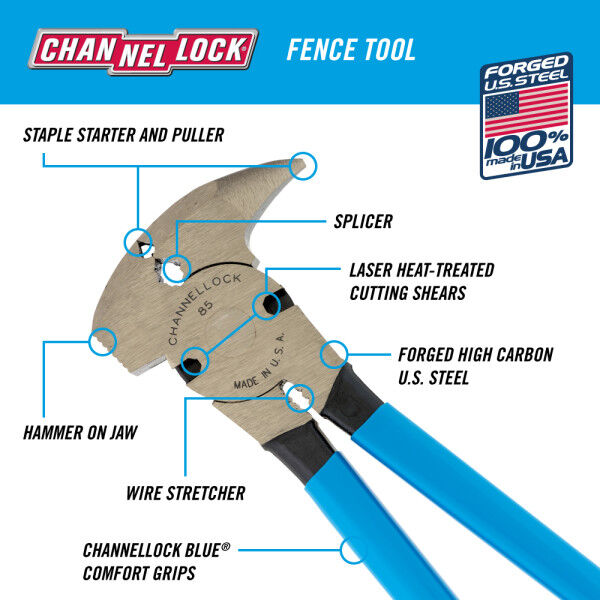 ChannelLock 85 Fence Tool, 10-In