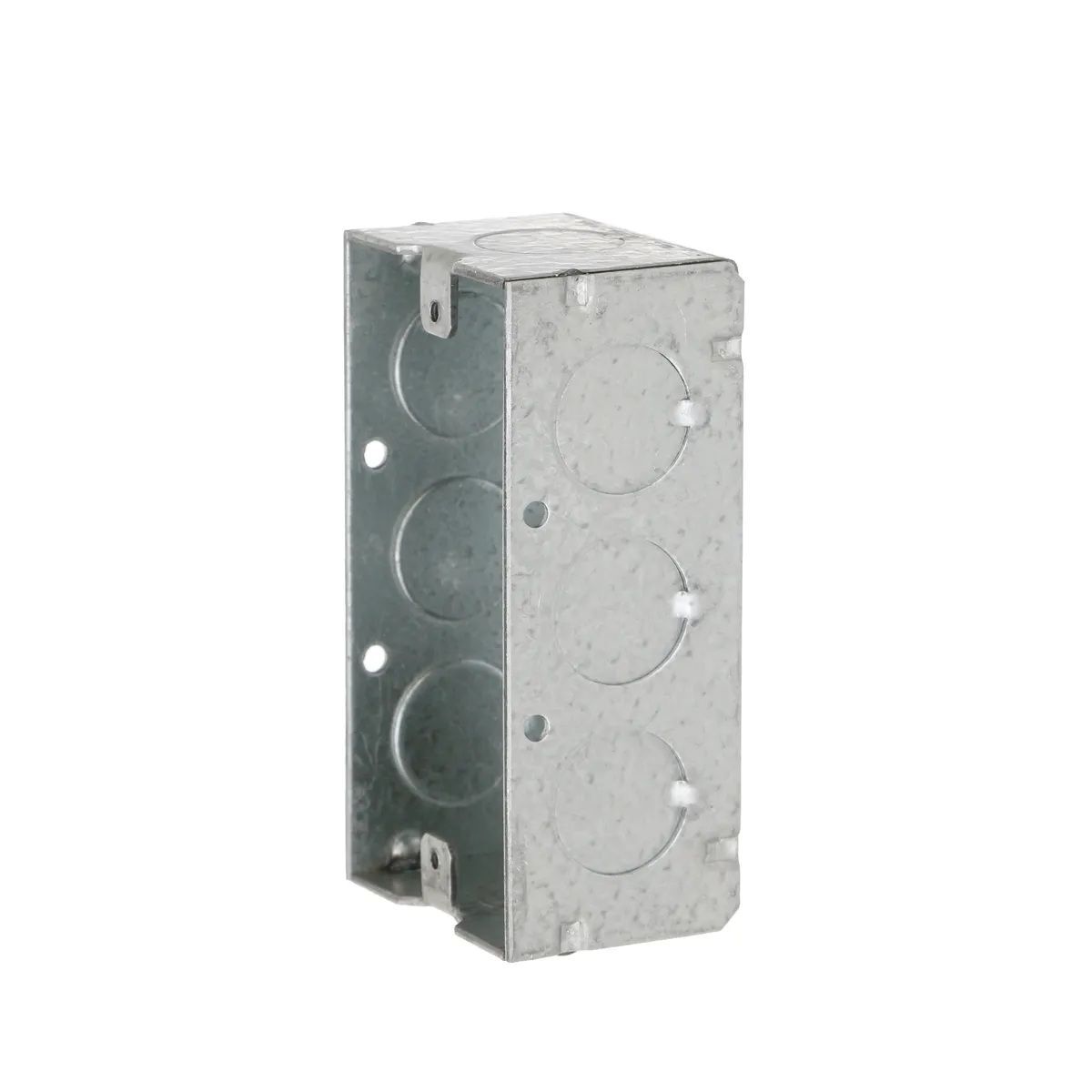 Raco Welded Handy Box, Eleven 1/2-In KO's, 4-In x 2-In x 1-1/2-In