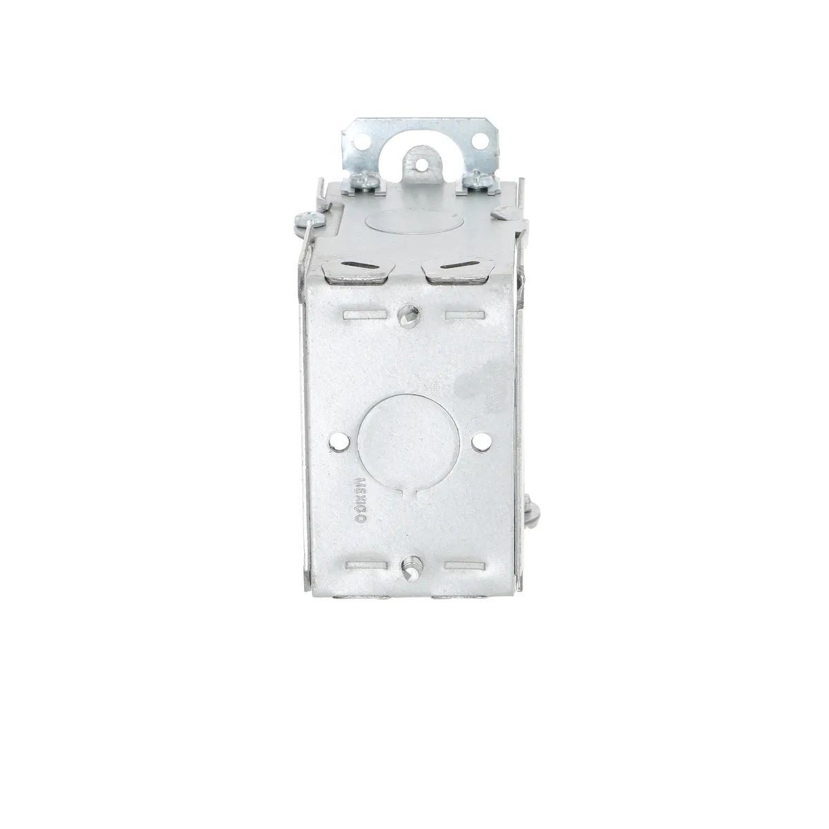 Raco Gangable Switch Box, Seven 1/2-In KO's & NMSC Clamps, Plaster Ears, 3-In x 2-In x 3-1/2-In