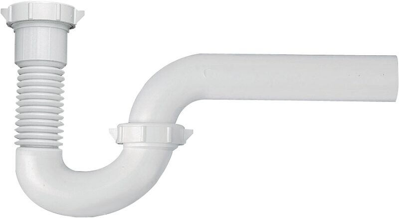 Plumb Pak Plastic P-Trap, 1 1/2-In x 1 1/2-In/1 1/4-In