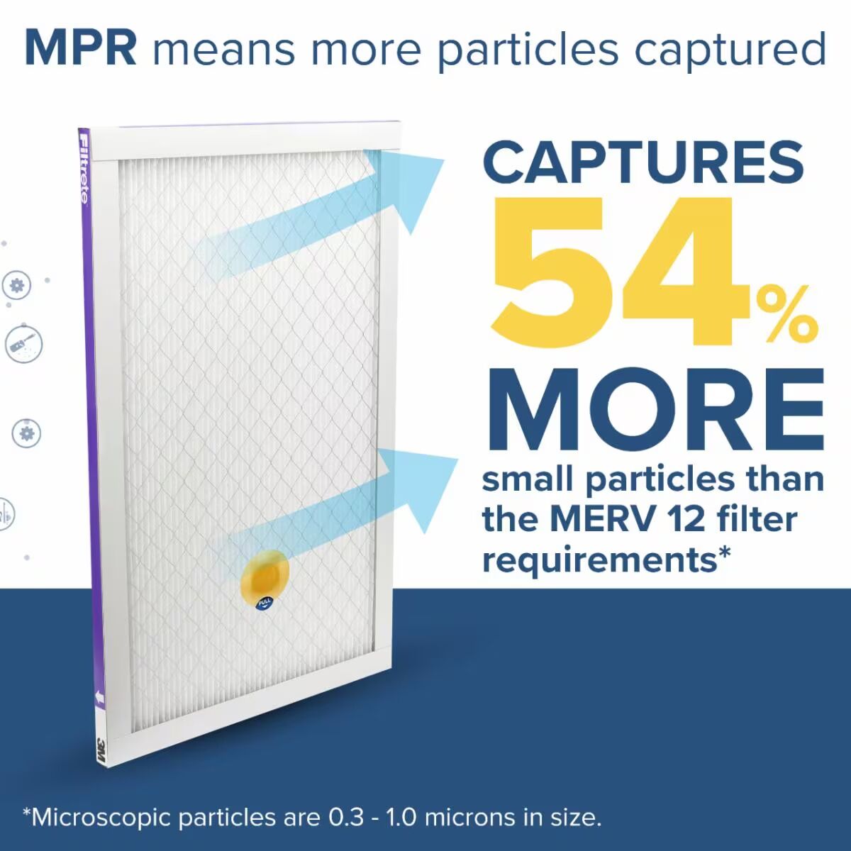 Filtrete Smart MPR 1500 MERV 2 Allergen, Bacteria, & Virus Air Filter, 16-In x 25-In x 1-In