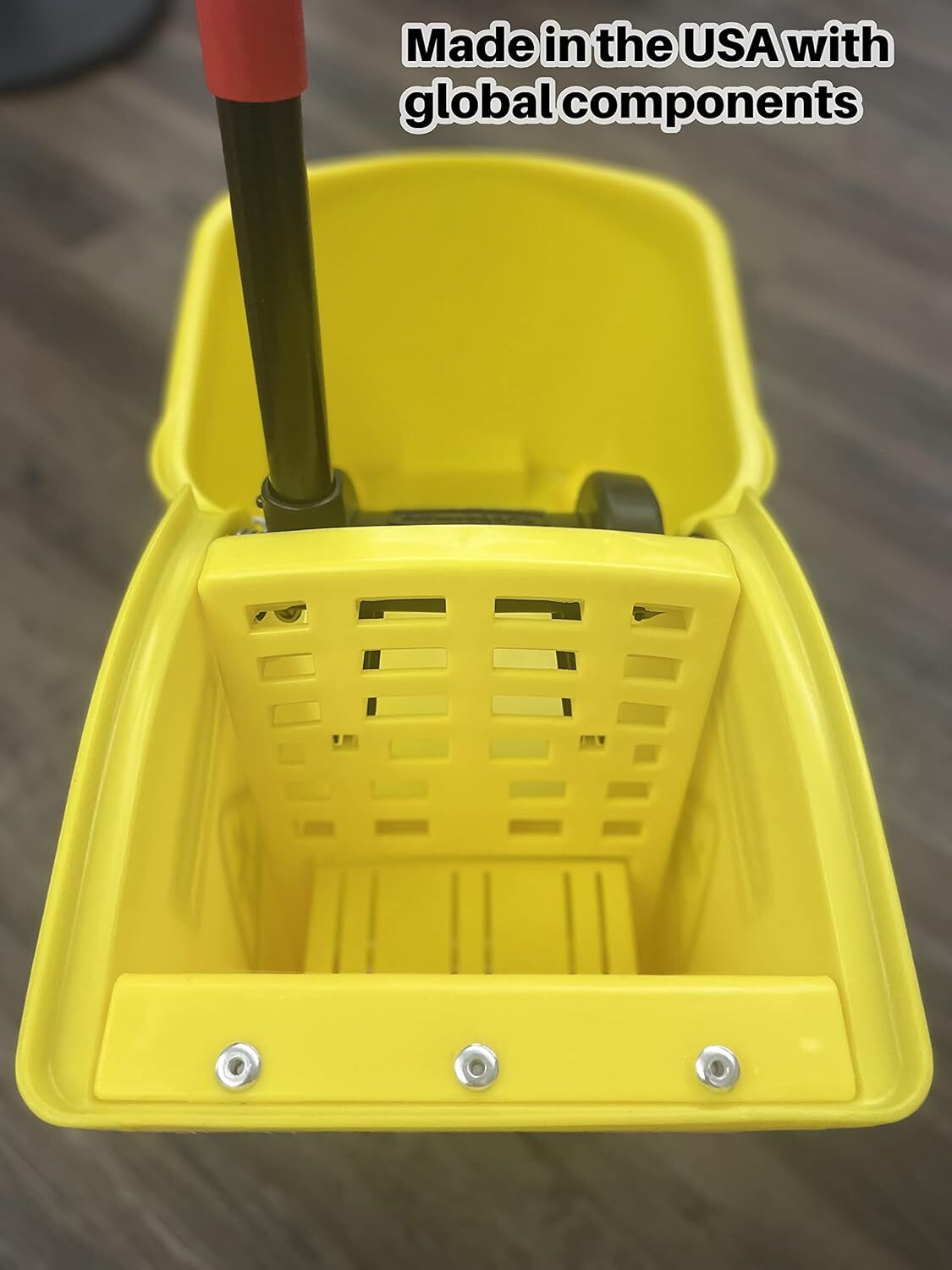 Rubbermaid Commercial Tandem Mop Bucket And Wringer Combo, 31-Qt