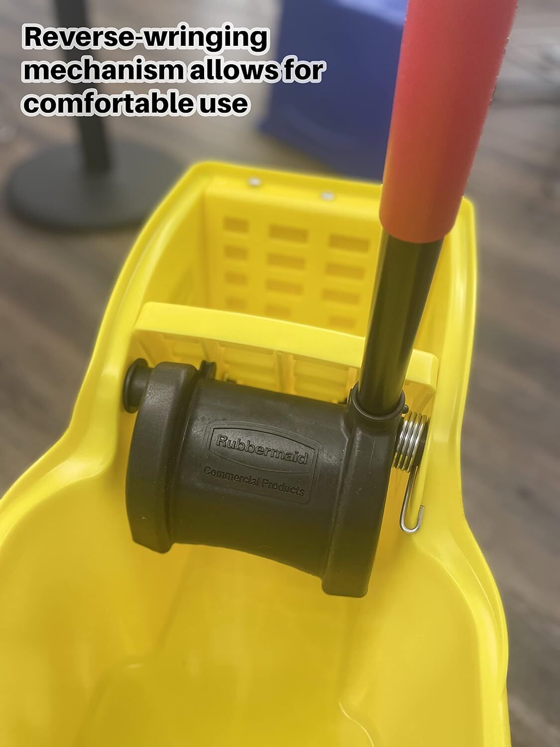 Rubbermaid Commercial Tandem Mop Bucket And Wringer Combo, 31-Qt