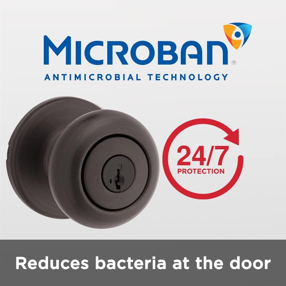 Kwikset Cove Venetian Bronze Keyed Entry Knob And Deadbolt Combo