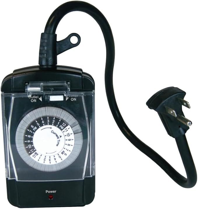 Powerzone 2 Outlet Reverse Ground Pin Placement Timer