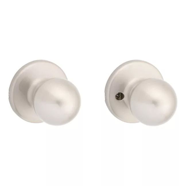 Kiwkest Polo Satin Nickel Hall/Closet Knob