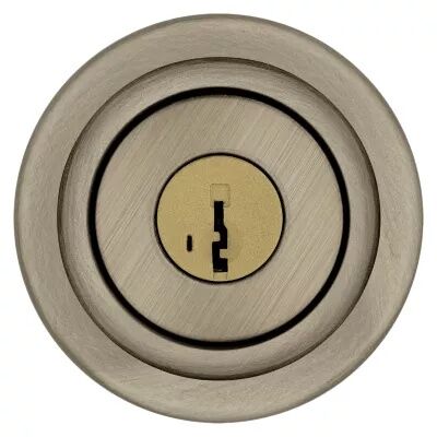 Kwikset Tylo Antique Brass Keyed Entry Door Knob