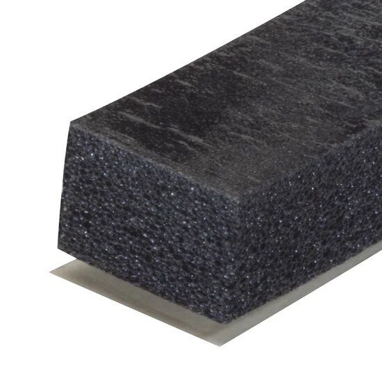 M-D Building Products Black Sponge Window Seal for Gaps, 3/8-In x 1/2-In x 10-Ft