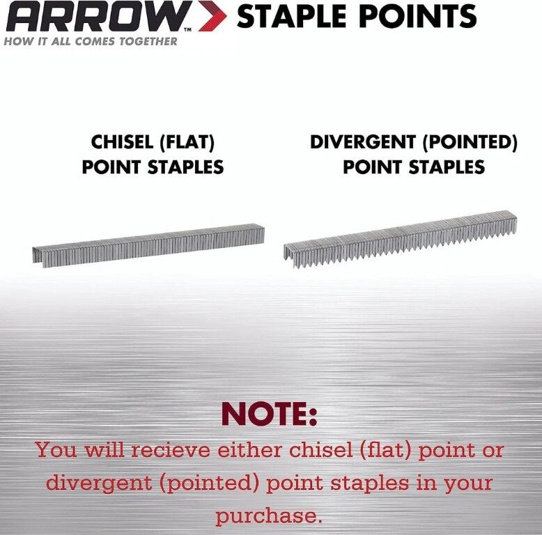 Arrow T50 Heavy Duty Staples, 3/8-In x 3/8-In, 5000-Ct