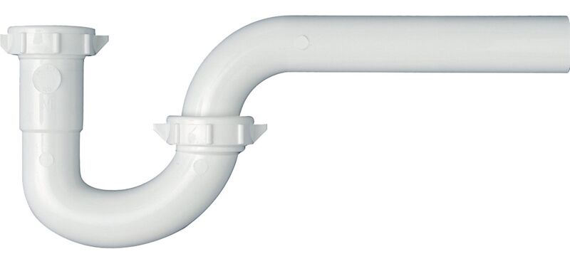 Plumb Pak PP940W Plastic P-Trap, 1 1/2-In / 1 1/4-In