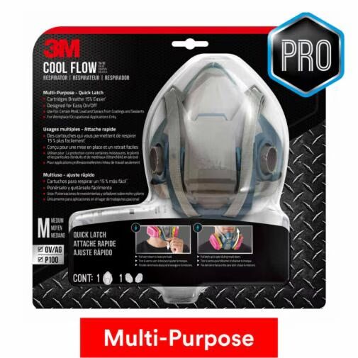 3M Professional Multi-Purpose Respirator With Quick Latch