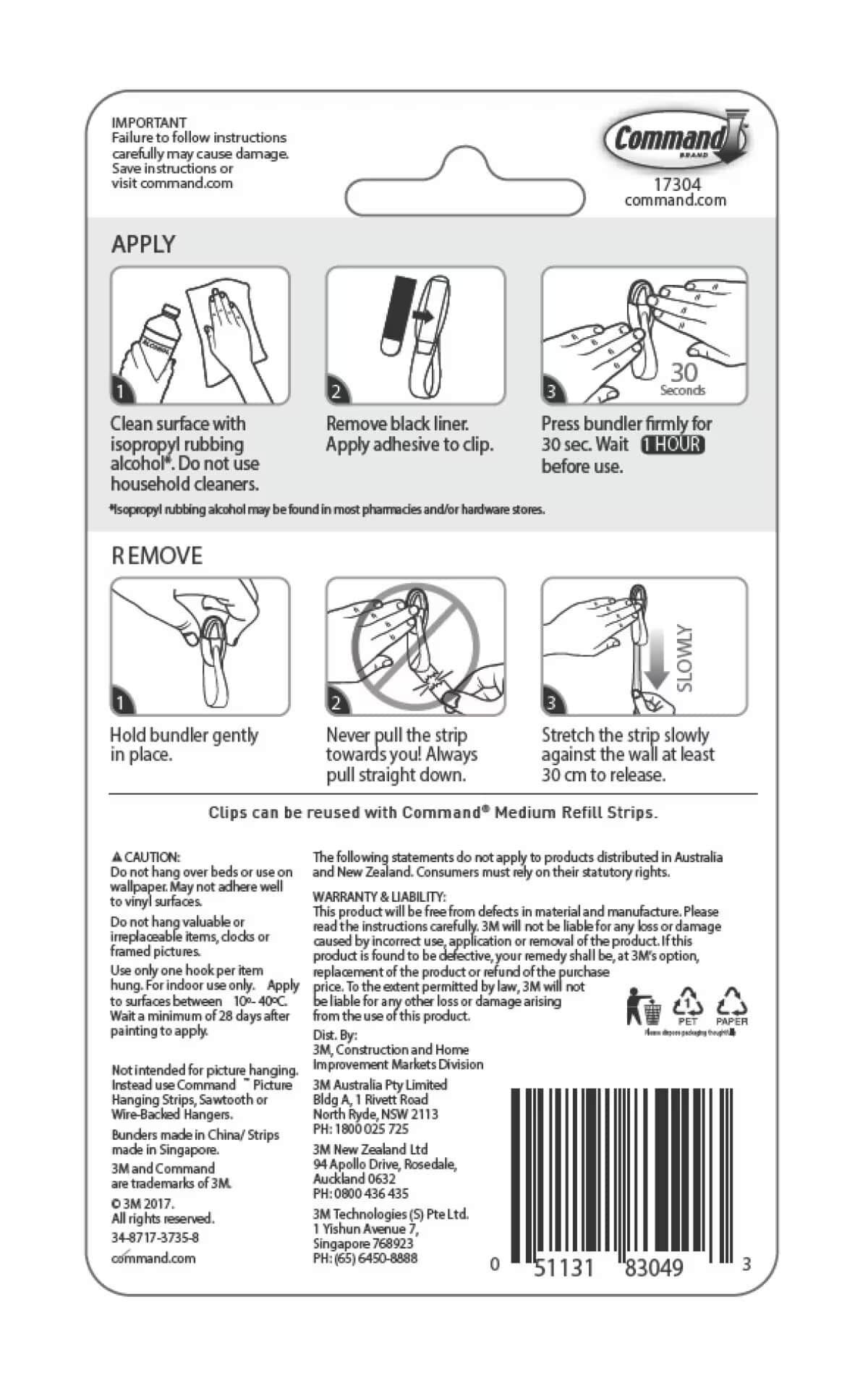 3M Command Cord Bundlers, 2-Pk